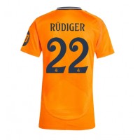 Real Madrid Antonio Rudiger #22 Vieraspaita Naiset 2024-25 Lyhythihainen